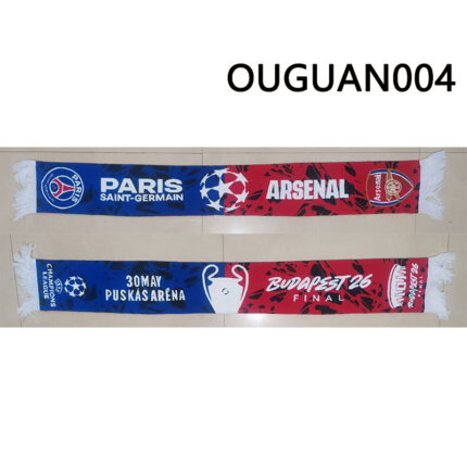 2025-26UEFA Champions League final FC Paris Saint-Germain VS FC  Arsenal  Scarf  OUGUAN004