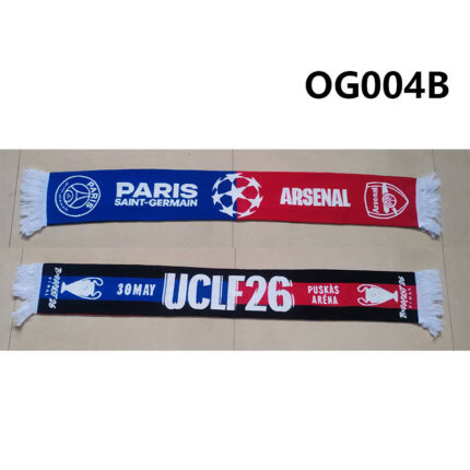2025-26UEFA Champions League final FC Paris Saint-Germain VS FC  Arsenal  Scarf  OG004B