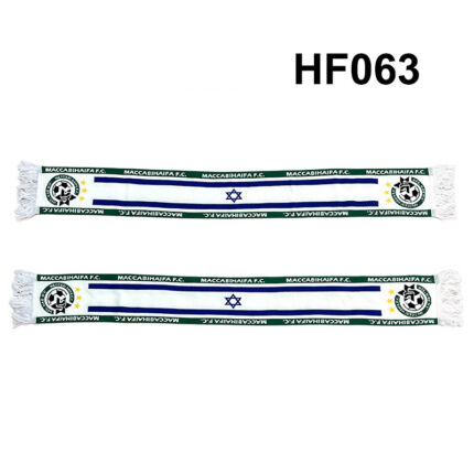 Maccabi Haifa FC With Israel Flag Scarf HF063