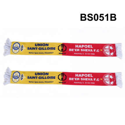 2026-27 UEFA Europa League Matchday 3 Hapoel Be'er Sheva FC VS Royale Union Saint-Gilloise Scarf BS051B
